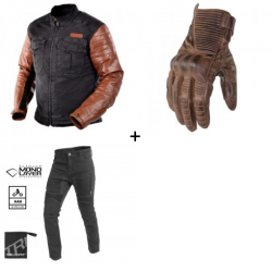 Мото комплект Trilobite 964 Acid Scrambler DENIM BROWN - 3 части Мото комплект Trilobite 964 Acid Scrambler DENIM BROWN - 3 части