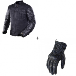 Мото комплект Trilobite 964 Acid Scrambler DENIM BLACK - 2 части