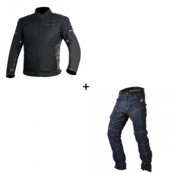 Мото комплект TRILOBITE 2092 All ride Tech-Air black/camo - 2 части