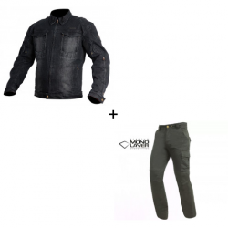 Мото комплект Trilobite 2095 Parado Tech-Air compatible BLACK - 2 части