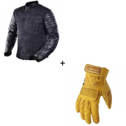 Мото комплект Trilobite 964 Acid Scrambler DENIM BLACK - 2 части