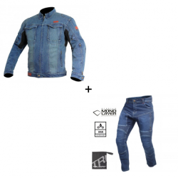 Мото комплект  Trilobite 2095 Parado Tech-Air compatible BLUE - 2 части