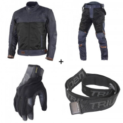Мото комплект Trilobite 1995 Airtech BLUE/BLACK - 4 части