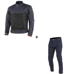 Мото комплект Trilobite 1995 Airtech BLUE/BLACK - 2 части Мото комплект Trilobite 1995 Airtech BLUE/BLACK - 2 части