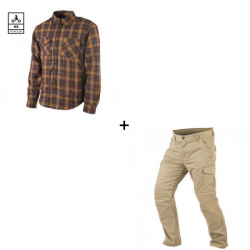 Мото комплект Trilobite 1971 Timber 2.0 ORANGE - 2 части