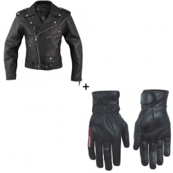 Комплект КОЖЕНО МОТО ЯКЕ A-PRO CLASSIC BLACK - 2 части