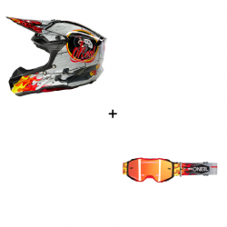 Комплект мотокрос каска 5SERIES POLYACRYLITE HR MULTI V.25 - 2 части