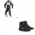Комплект кожен екип ALPINESTARS GP PLUS V4 SPRINT BLACK/WHITE - 2 части thumb