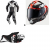 Комплект кожен екип ALPINESTARS GP PLUS V4 SPRINT BLACK/WHITE - 3 части thumb