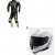 Комплект кожен екип ALPINESTARS GP TECH V5 FLUO BLACK/WHITE/FLUO YELLOW - 2 части thumb