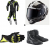 Комплект кожен екип ALPINESTARS GP TECH V5 FLUO BLACK/WHITE/FLUO YELLOW - 4 части thumb