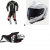 Комплект кожен екип ALPINESTARS GP TECH V5 BLACK/WHITE/FLUO RED - 3 части thumb