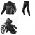 Комплект кожено мото яке SHIMA STR 2.0 BLACK - 3 части thumb