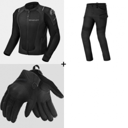Комплект лятно яке SHIMA MESH PRO 2.0 BLACK - 3 части