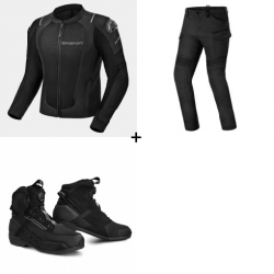 Комплект лятно яке SHIMA MESH PRO 2.0 BLACK - 3 части