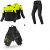 Комплект дамско мото яке SHIMA DRIFT BLACK/YELLOW FLUO - 3 части thumb
