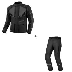 Комплект текстилно мото яке SHIMA RUNNER BLACK - 2 части Комплект текстилно мото яке SHIMA RUNNER BLACK - 2 части