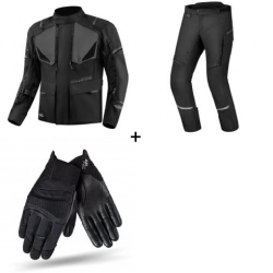 Комплект текстилно мото яке SHIMA RUNNER BLACK - 3 части Комплект текстилно мото яке SHIMA RUNNER BLACK - 3 части