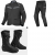 Комплект текстилно мото яке SHIMA ALPHA BLACK - 3 части thumb
