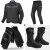 Комплект текстилно мото яке SHIMA ALPHA BLACK - 3 части thumb