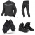 Комплект текстилно мото яке SHIMA ALPHA BLACK - 4 части thumb