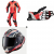 Комплект кожен екип ALPINESTARS GP PLUS V4 SPRINT RED FLUO - 3 части thumb