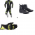 Комплект кожен екип ALPINESTARS GP TECH V5 FLUO BLACK/WHITE/FLUO YELLOW - 3 части thumb
