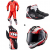Комплект кожен екип ALPINESTARS GP TECH V5 FLUO RED/WHITE - 4 части thumb