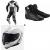 Комплект кожен екип ALPINESTARS GP PLUS V4 SPRINT BLACK/WHITE - 3 части thumb