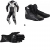 Комплект кожен екип ALPINESTARS GP PLUS V4 SPRINT BLACK/WHITE - 3 части thumb