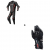 Комплект КОЖЕН ЕКИП ALPINESTARS Coveralls MISSILE V2 BLACK/FLUO RED 1PC - 2 части thumb