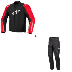 Комплект текстилно яке ALPINESTARS T-SPS V2 WP BLACK/RED/FLUO - 2 части Комплект текстилно яке ALPINESTARS T-SPS V2 WP BLACK/RED/FLUO - 2 части
