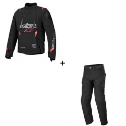 Комплект текстилно яке ALPINESTARS HALO DRYSTAR HF Laminated BLACK/RED - 2 части Комплект текстилно яке ALPINESTARS HALO DRYSTAR HF Laminated BLACK/RED - 2 части