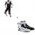 Комплект КОЖЕН ЕКИП ALPINESTARS GP-R7 1-PC WHT/BLK/RD - 2 части thumb