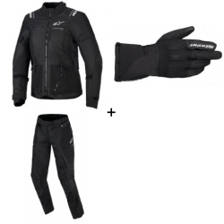Комплект дамско яке ALPINESTARS Stella Andes v4 Drystar® BLACK - 3 части