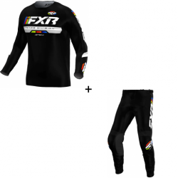 Комплект мотокрос блуза FXR APEX MX26 BLACK - 2 части