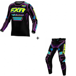 Комплект детска мотокрос блуза FXR PODIUM MX26 SKETCHY - 2 части