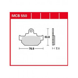 Мото накладки TRW MCB550 Мото накладки TRW MCB550