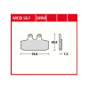 Мото накладки TRW MCB557SRM