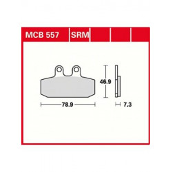 Мото накладки TRW MCB557SRM