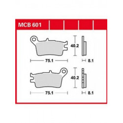 Мото накладки TRW MCB601 Мото накладки TRW MCB601