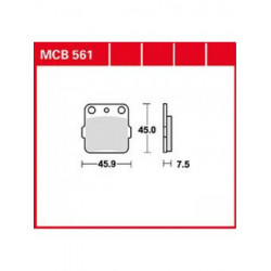 Мото накладки TRW MCB561SI