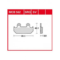 Мото накладки TRW MCB562SRQ