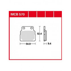 Мото накладки TRW MCB570 Мото накладки TRW MCB570