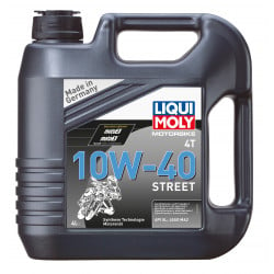 Полусинтетично масло за мотоциклети LIQUI MOLY 10W-40 STREET 4-литра