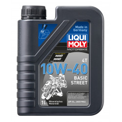 Мотоциклетно масло LIQUI MOLY 10W- 40 Basic Street 1L