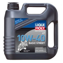 Мотоциклетно масло LIQUI MOLY 10W- 40 Basic Street 4L