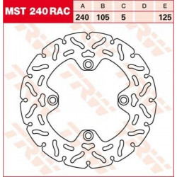 ПРЕДЕН СПИРАЧЕН ДИСК TRW-LUCAS MST240RAC