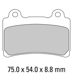 Накладки FERODO FDB662P Накладки FERODO FDB662P