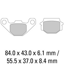 Накладки FERODO FDB731P